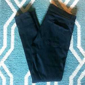 Black Express distressed leggings